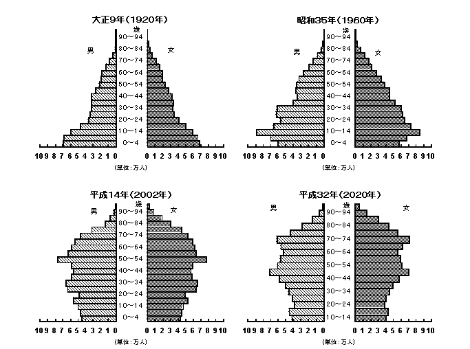 図３　人口ピラミッド