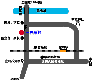 県立一志病院の詳細地図