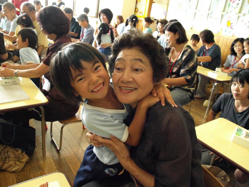 おばあちゃんと一緒に