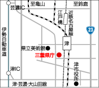 三重県企業立地室地図