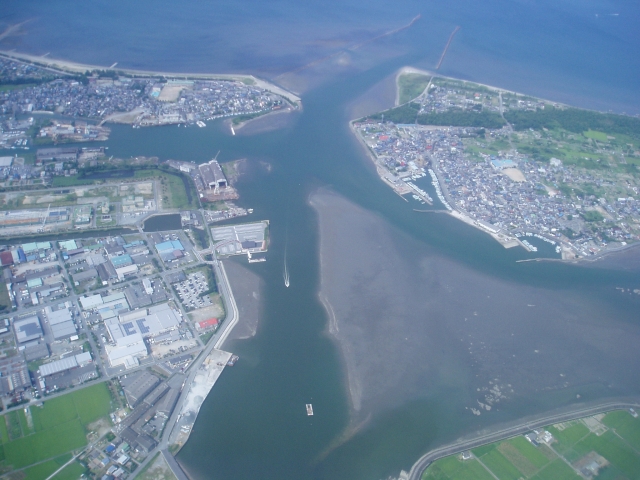宇治山田港の全景写真