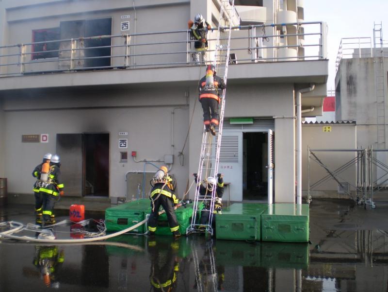 消防活動訓練