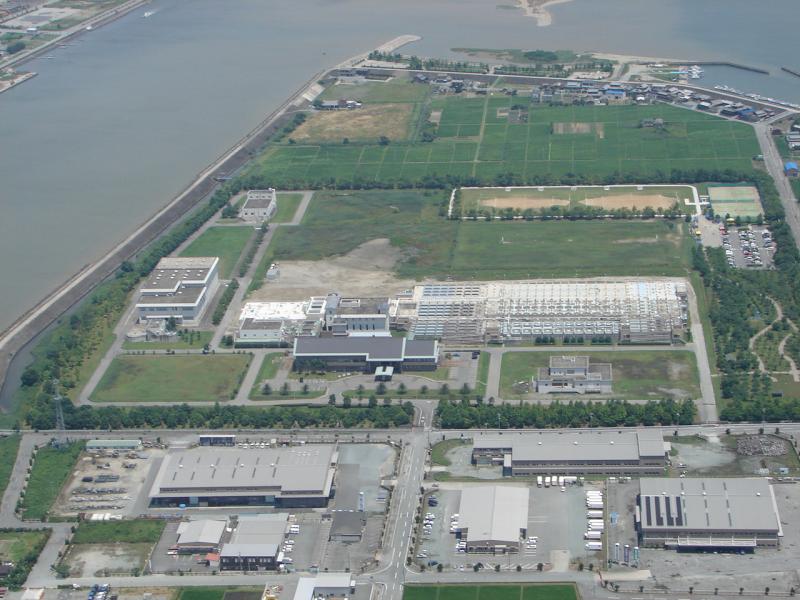 松阪浄化センター航空写真