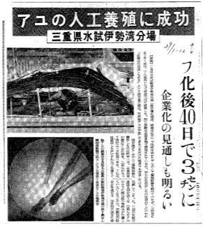 昭和39年1月12日中日新聞の記事