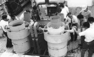 実験の成果を生かして作られ、船に設置された改良型活魚槽