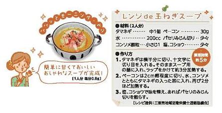 レンジｄｅ玉ねぎスープ