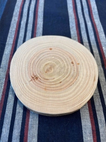 ヒノキのコースター作り体験