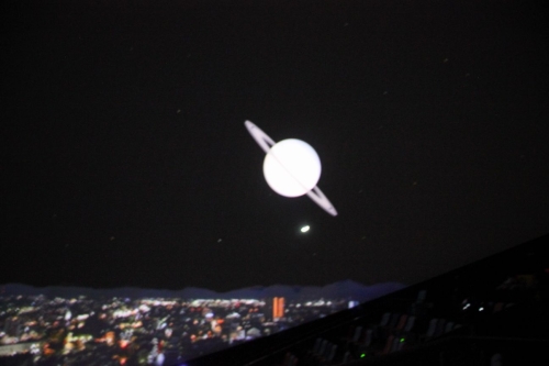 写真：星の観測