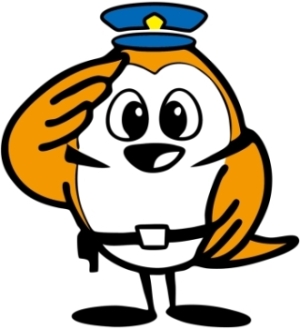 三重県警察シンボルマスコット　ミーポくん