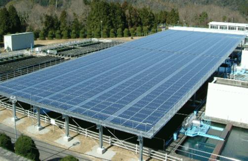 高野浄水場　太陽光発電設備