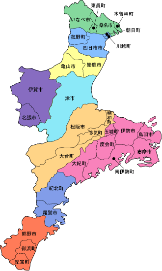 三重県地図