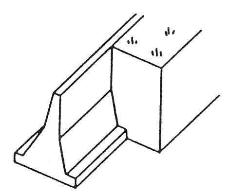 半重力式擁壁の絵