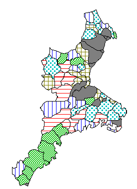 市町村別出生率　平成14年