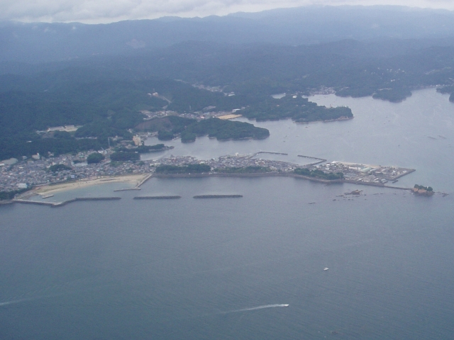 浜島港の全景写真