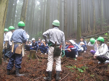 森林のお話と自然観察