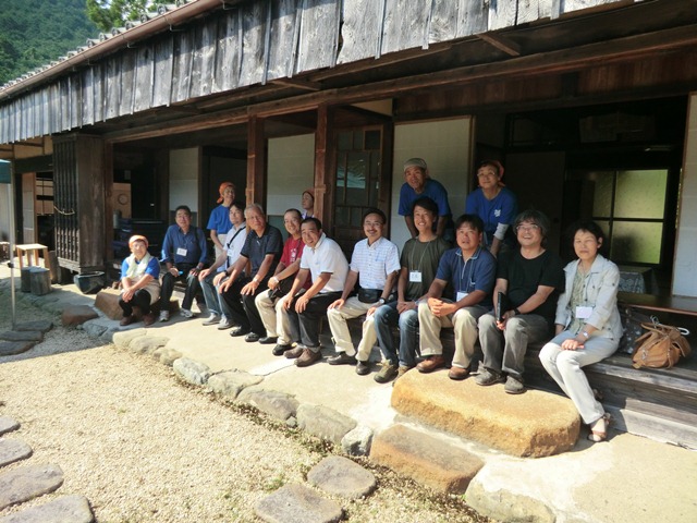 きほく里山体験笑楽校にて記念撮影