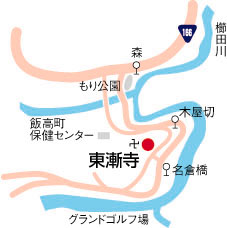 東漸寺周辺地図