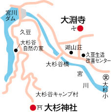 大杉神社周辺地図