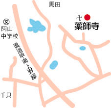 薬師寺周辺地図