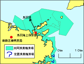 伊勢湾口周辺の地図