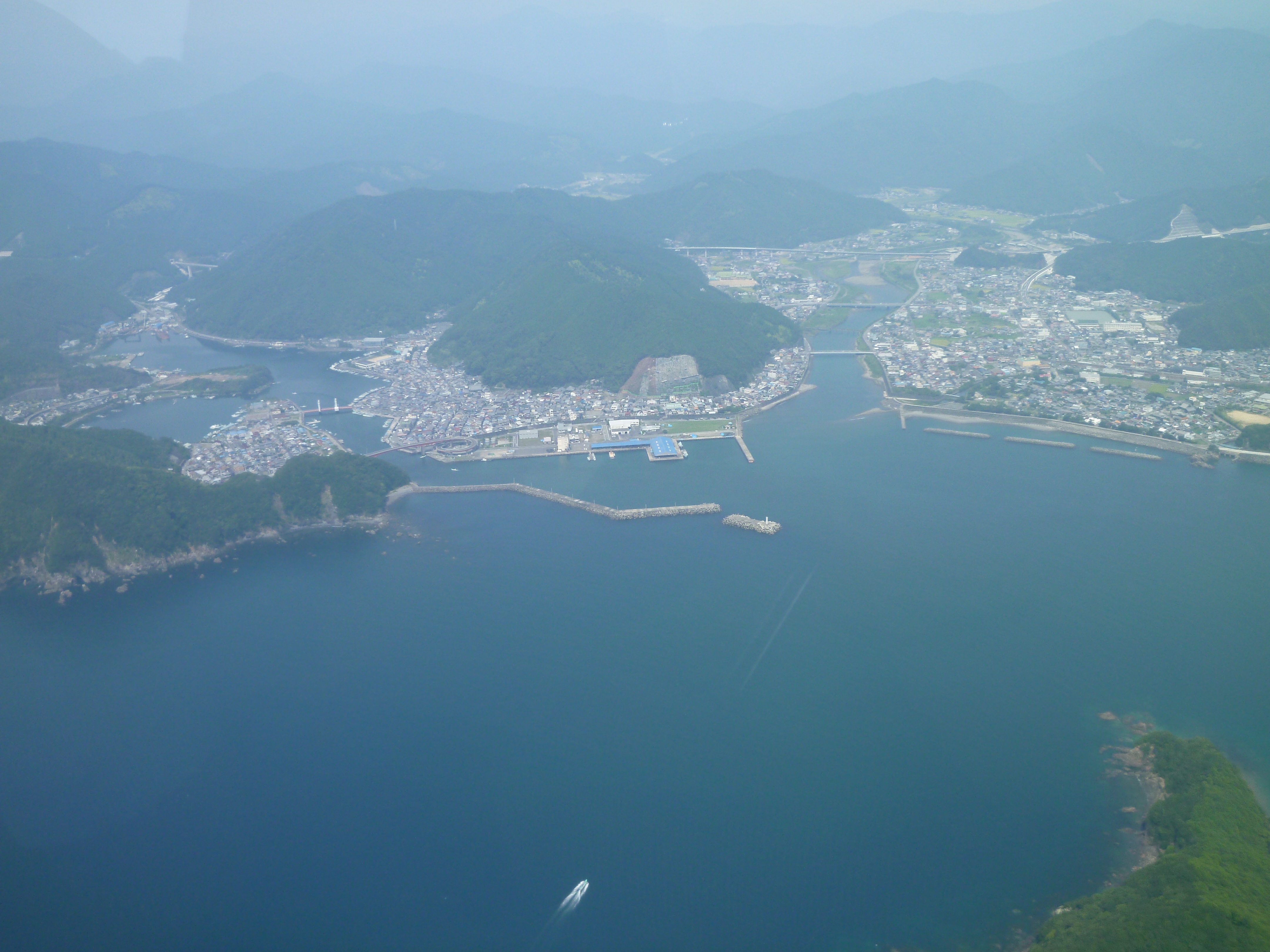 長島港の全景写真