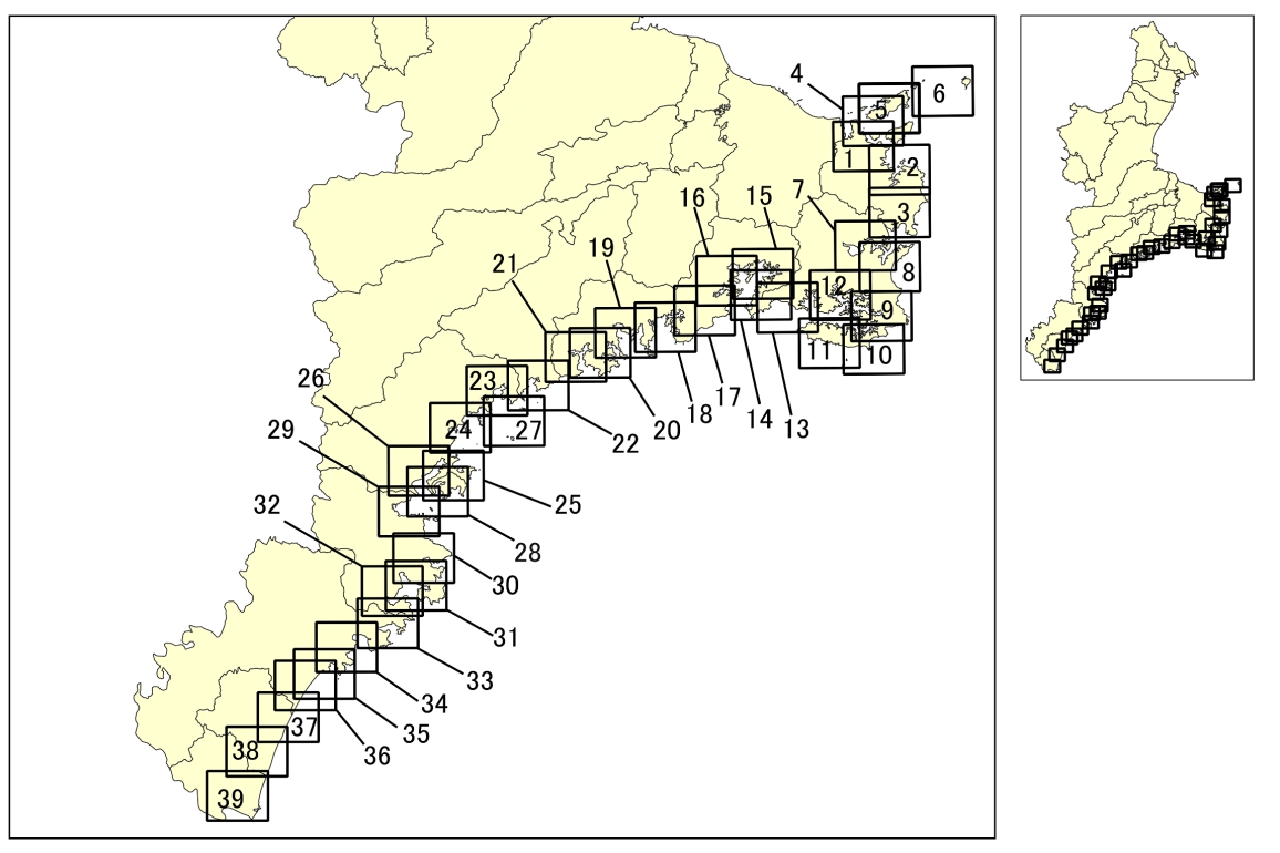 熊野灘沿岸索引図