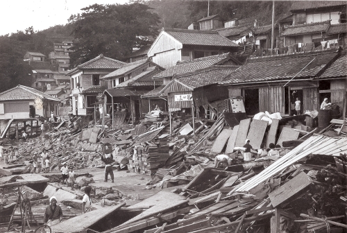 写真：1959年 甚大な被害をもたらした伊勢湾台風②