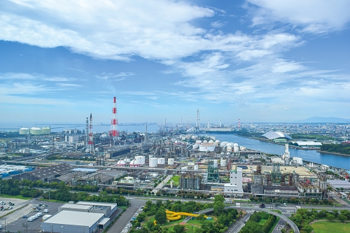 写真：四日市石油化学コンビナート