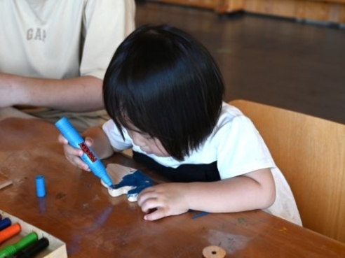 おわせヒノキの木工体験教室