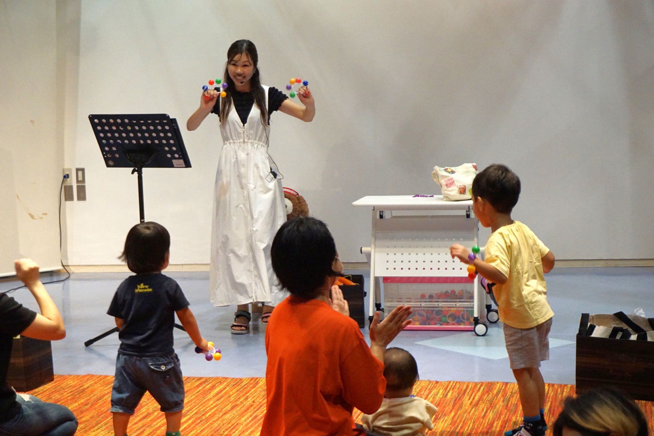 音楽でふれあい遊び