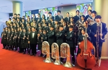オープニングアウト:県立白子高校吹奏楽部の写真