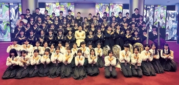 写真:県立神戸高校吹奏楽部