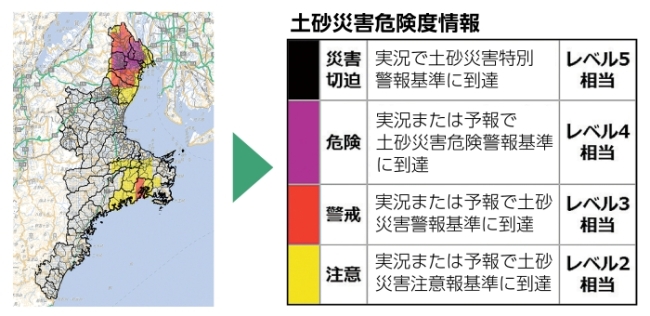 地図と土砂災害_土砂災害危険度情報